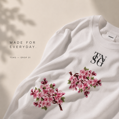 Tshirt Blossom - White