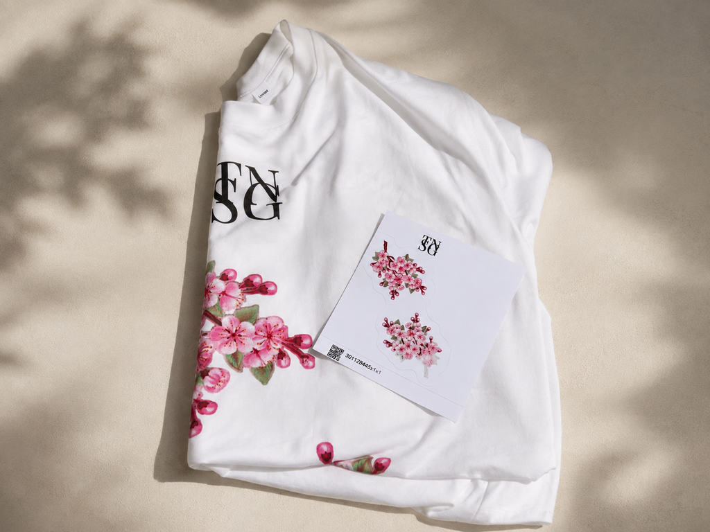 Tshirt Blossom - White