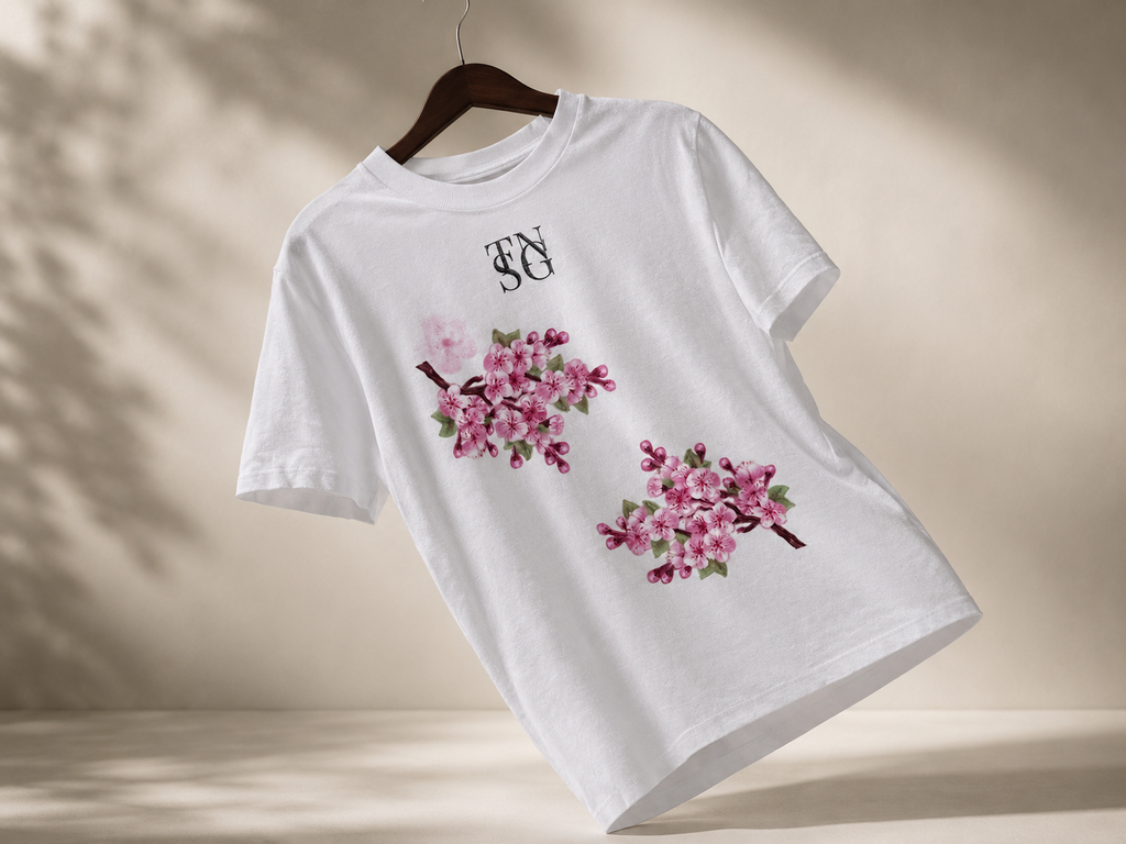 Tshirt Blossom - White